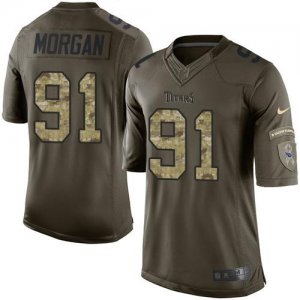 Jerseys Factory Cheap Nike Titans #91 Derrick Morgan Green Men's