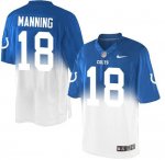 Jerseys Factory Cheap Nike Colts #18 Peyton Manning Royal Blue/W