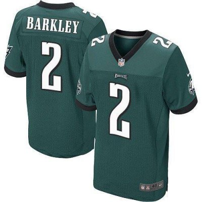 Jerseys Factory Cheap Nike Eagles #2 Matt Barkley Midnight Green