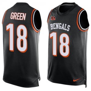 Jerseys Factory Cheap Nike Bengals #18 A.J. Green Black Team Col
