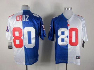 Jerseys Factory Cheap Nike Giants #80 Victor Cruz Royal Blue/Whi
