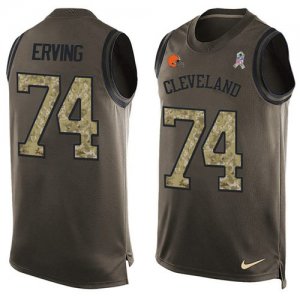 Jerseys Factory Cheap Nike Browns #74 Cameron Erving Green Men's