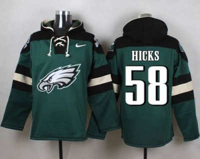 Jerseys Factory Cheap Nike Eagles #58 Jordan Hicks Midnight Gree