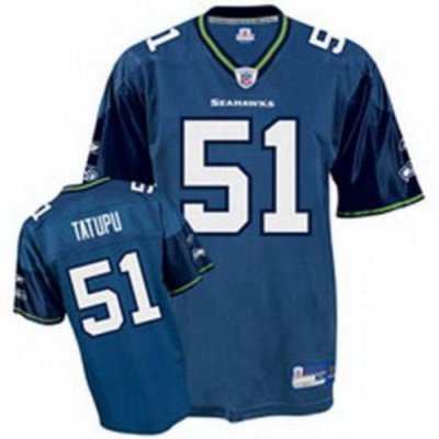 Jerseys Factory Cheap Seahawks Lofa Tatupu #51 Stitched Blue NFL