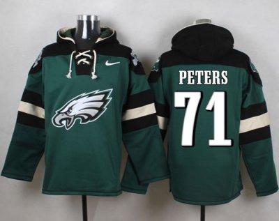 Jerseys Factory Cheap Nike Eagles #71 Jason Peters Midnight Gree