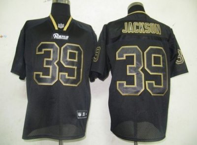 Jerseys Factory Cheap Rams #39 Rickey Jackson Lights Out Black S