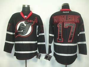 Jerseys Factory Cheap Devils #17 Ilya Kovalchuk Black Ice Embroi
