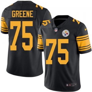Jerseys Factory Cheap Nike Steelers #75 Joe Greene Black Men's S