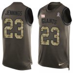 Jerseys Factory Cheap Nike Giants #23 Rashad Jennings Green Men'
