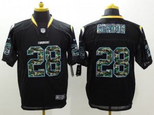Jerseys Factory Cheap Nike Chargers #28 Melvin Gordon Black Men'