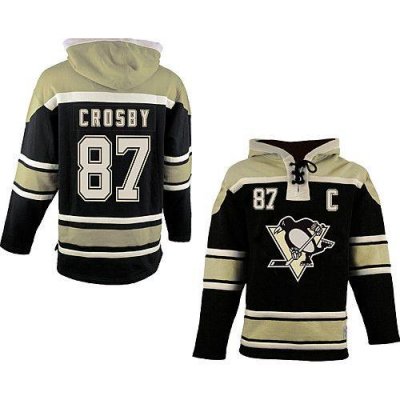 Jerseys Factory Cheap Penguins #87 Sidney Crosby Black Sawyer Ho
