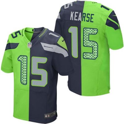 Jerseys Factory Cheap Nike Seahawks #15 Jermaine Kearse Steel Bl