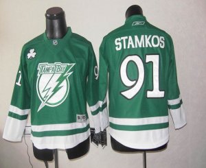 Jerseys Factory Cheap Lightning St Patty's Day #91 Steven Stamko
