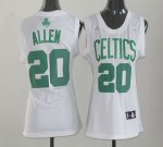 Jerseys Factory Cheap Celtics #20 Ray Allen White Women Fashion
