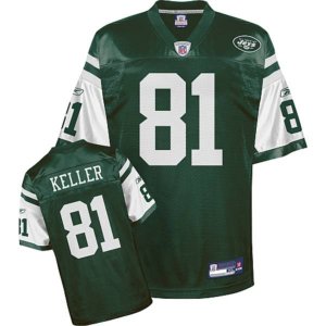 Jerseys Factory Cheap Jets #81 Dustin Keller Stitched Green NFL