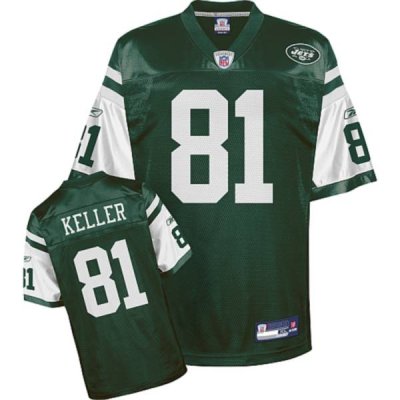 Jerseys Factory Cheap Jets #81 Dustin Keller Stitched Green NFL
