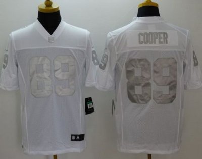 Jerseys Factory Cheap Nike Raiders #89 Amari Cooper White Men's