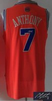 Jerseys Factory Cheap Revolution 30 Autographed Knicks #7 Carmel