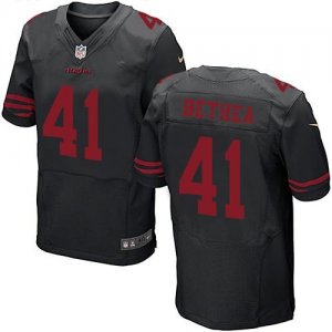 Jerseys Factory Cheap Nike 49ers #41 Antoine Bethea Black Altern