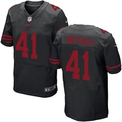 Jerseys Factory Cheap Nike 49ers #41 Antoine Bethea Black Altern