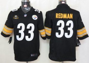 Jerseys Factory Cheap Nike Steelers #33 Isaac Redman Black Team