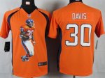 Jerseys Factory Cheap Nike Broncos #30 Terrell Davis Orange Team