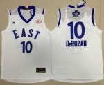 Jerseys Factory Cheap Raptors #10 DeMar DeRozan White 2016 All S