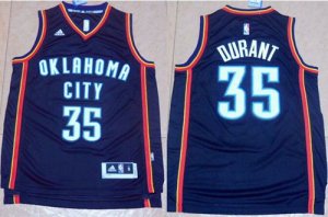 Jerseys Factory Cheap Thunder #35 Kevin Durant Black New Fashion