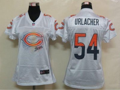 Jerseys Factory Cheap Nike Bears #54 Brian Urlacher White Women'