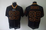 Jerseys Factory Cheap Steelers #99 Brett Keisel Lights Out Black