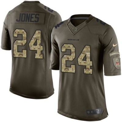 Jerseys Factory Cheap Nike Bengals #24 Adam Jones Green Men's St