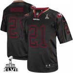 Jerseys Factory Cheap Nike 49ers #21 Frank Gore Lights Out Black