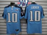 Jerseys Factory Cheap Nike Titans #10 Jake Locker Light Blue Tea