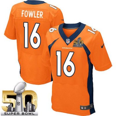 Jerseys Factory Cheap Nike Broncos #16 Bennie Fowler Orange Team