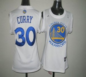 Jerseys Factory Cheap Warriors #30 Stephen Curry White Women Fas