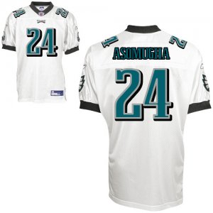 Jerseys Factory Cheap Eagles #24 Nnamdi Asomugha White Stitched