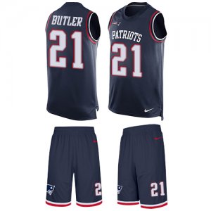 Jerseys Factory Cheap Nike Patriots #21 Malcolm Butler Navy Blue