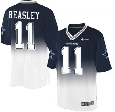 Jerseys Factory Cheap Nike Cowboys #11 Cole Beasley Navy Blue/Wh