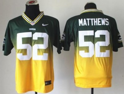 Jerseys Factory Cheap Nike Packers #52 Clay Matthews Green/Gold