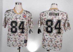 Jerseys Factory Cheap Nike Steelers #84 Antonio Brown Camo Men's