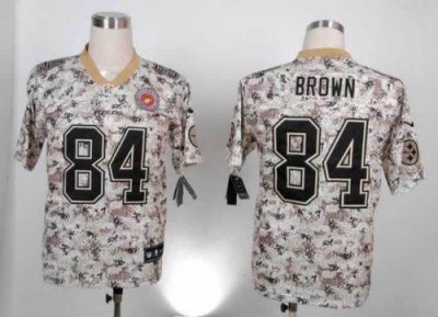 Jerseys Factory Cheap Nike Steelers #84 Antonio Brown Camo Men's