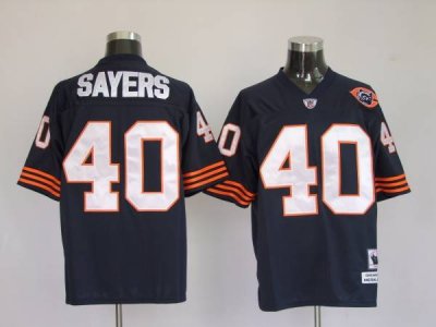 Jerseys Factory Cheap Mitchell & Ness Bears #40 Gale Sayers Blue