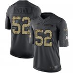 Jerseys Factory Cheap Nike Bills #52 Preston Brown Black Men's S