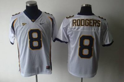 Jerseys Factory Cheap Golden Bears #8 Rodgers White Embroidered