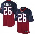 Jerseys Factory Cheap Nike Texans #26 Lamar Miller Navy Blue/Red