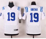 Jerseys Factory Cheap Nike Colts #19 Johnny Unitas White Men's S