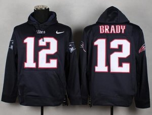 Jerseys Factory Cheap New England Patriots #12 Tom Brady Blue Pu