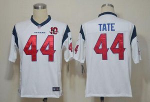 Jerseys Factory Cheap Nike Texans #44 Ben Tate White With 10th P