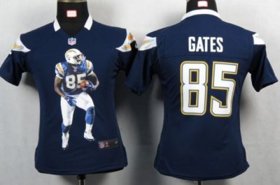 Jerseys Factory Cheap Nike Chargers #85 Antonio Gates Navy Blue