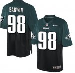 Jerseys Factory Cheap Nike Eagles #98 Connor Barwin Midnight Gre